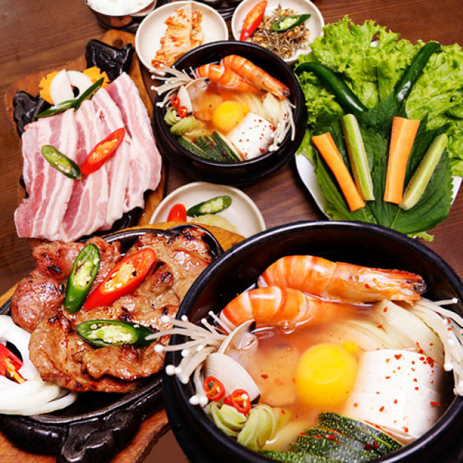 213854 set menu han quoc hap dan danh cho 2 nguoi suon nuong han quoc